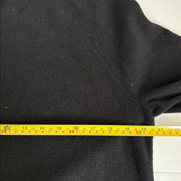 Anthropologie Claudette ruffled sweater dress drop shoulder metallic sparkle - Picture 15 of 16